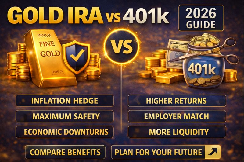 Gold IRA vs 401k