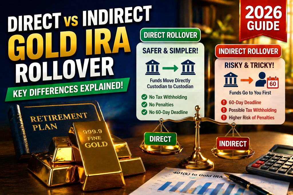 Direct vs Indirect Gold IRA Rollover