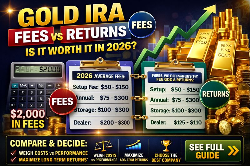 Gold IRA fees vs returns