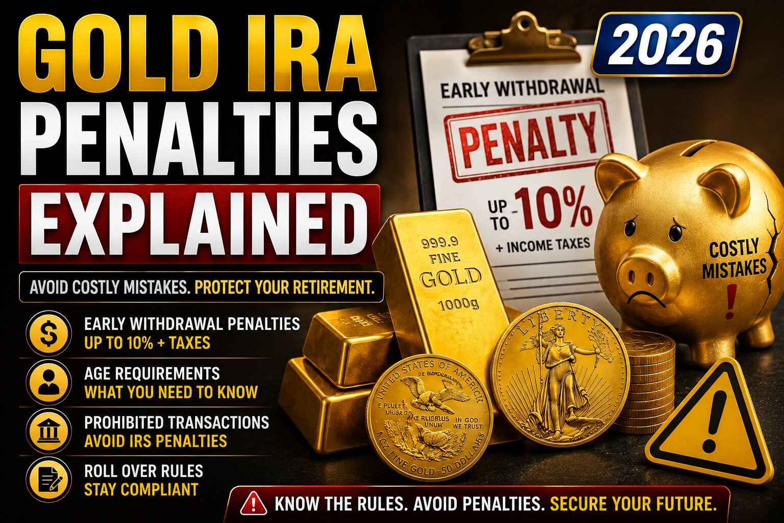 Gold IRA Penalties Explained (2026)