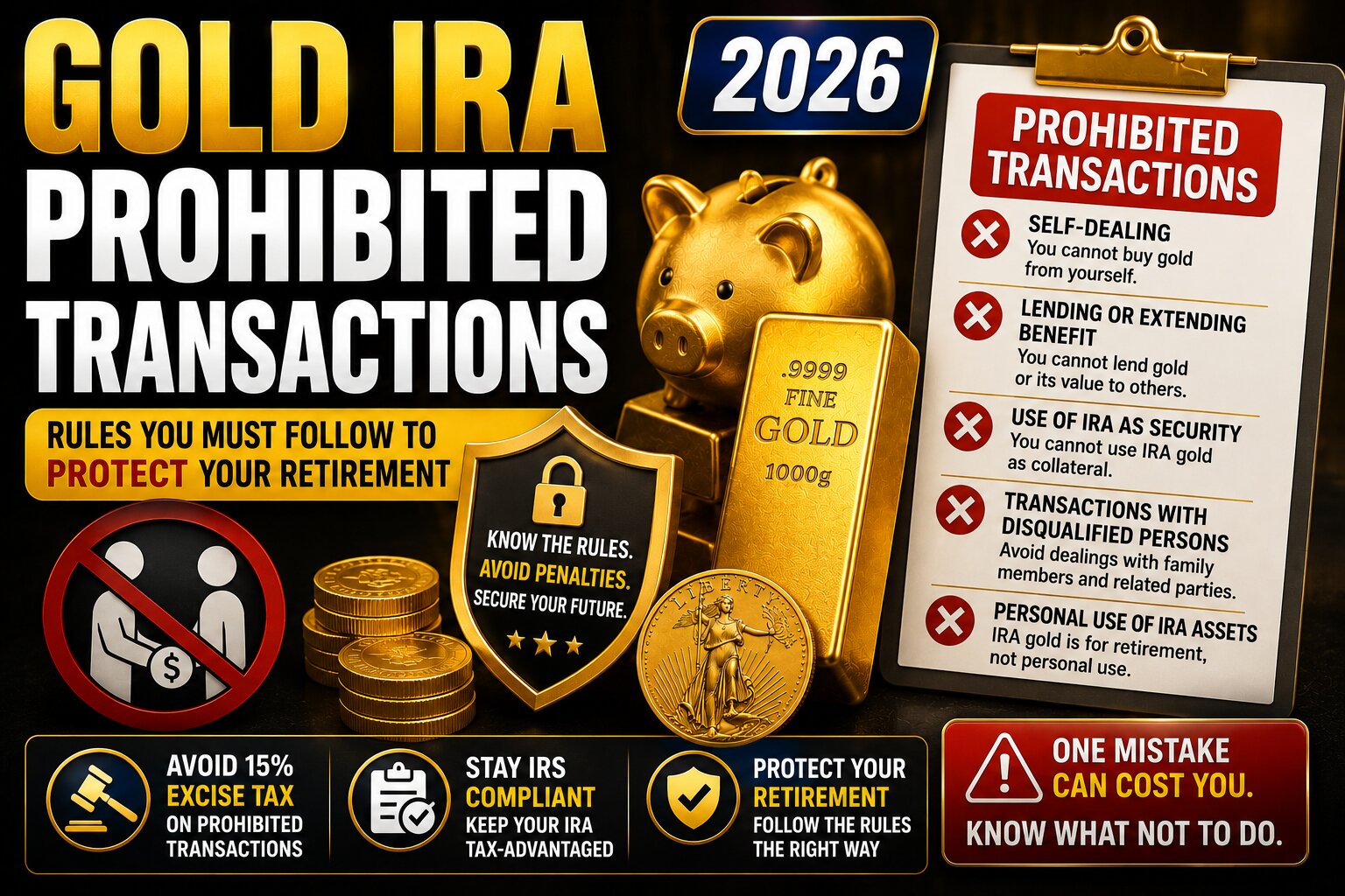 Gold IRA Prohibited Transactions (2026)