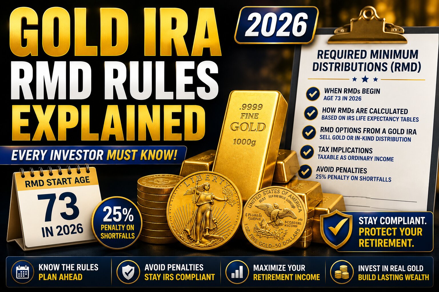 Gold IRA RMD Rules Explained