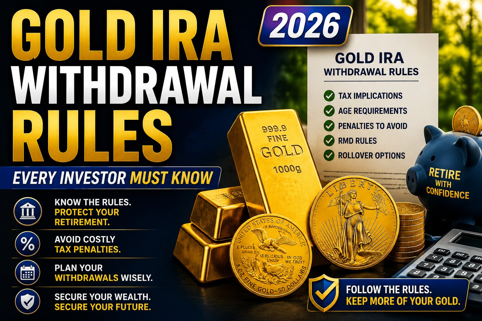 Gold IRA Withdrawal Rules