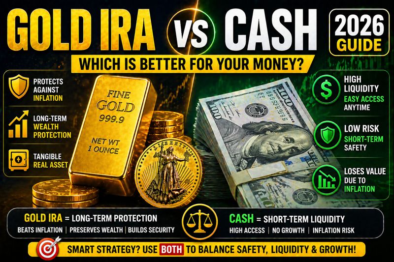 Gold IRA vs Cash