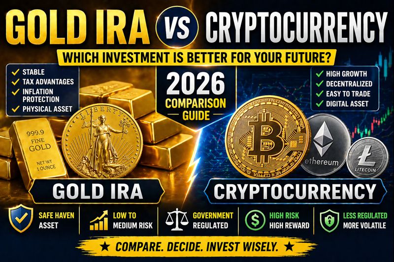 Gold IRA vs Cryptocurrency