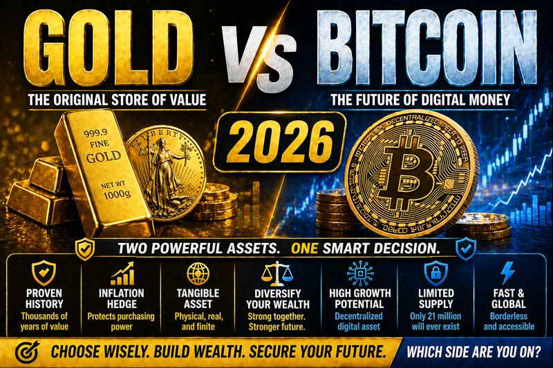 Gold vs Bitcoin 2026
