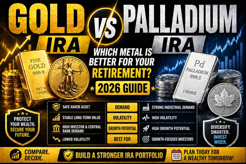 Gold vs Palladium IRA