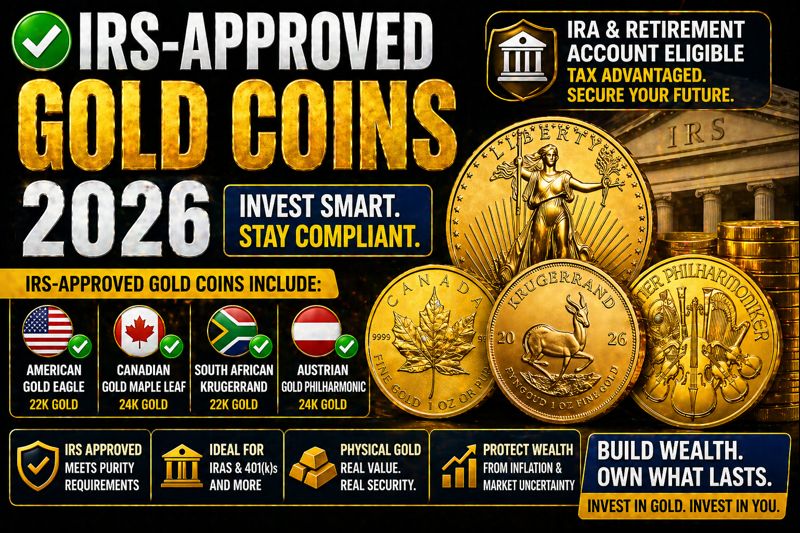 IRS-Approved Gold Coins 2026