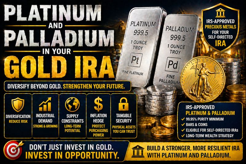 Platinum and Palladium in Gold IRA