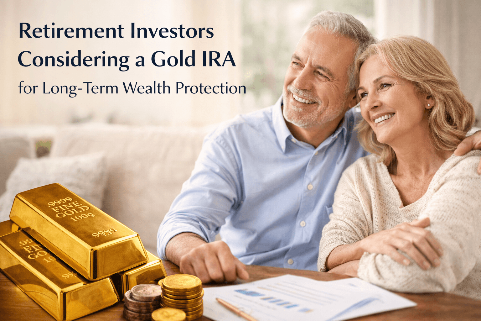 Retirement investors considering a Gold IRA for long term wealth protection