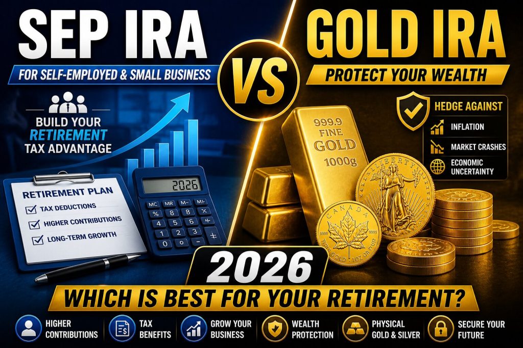 SEP IRA vs Gold IRA (2026)