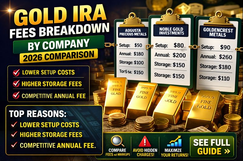 Gold IRA Fees Breakdown by Company